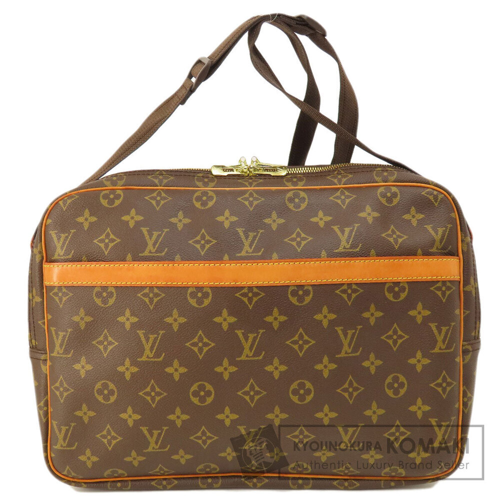 Louis Vuitton Reporter Monogram Shoulder Bag Canvas
